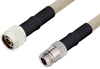 N Male to N Female Cable 24 Inch Length Using RG225 Coax , LF Solder - PE33728LF-24 - Pasternack