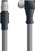 DN4110024F02 - LAPP UNITRONIC® DeviceNet Cordsets 14 & 18 AWG / 1 + 1 pair Bus - Gray PVC - M12 Male / M12 Female 90 deg connectors - 2m - OLFDN4110024F02 - Lapp Tannehill