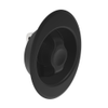 Quarter-Turn Cam Latch, Counter-Clockwise to Latch, Flush Cup Wing Style, Two-Point Actuator, Sealed, Zinc Alloy, Powder Coat, Black - E5-92-305-RR1 - Southco