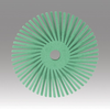 3M Scotch-Brite Ceramic RB-ZB Radial Bristle Brush - Extra Fine Grade - 3/8 in Center Hole - 3 in Outside Diameter - 33227 - 048011-33227 - R. S. Hughes Company, Inc.