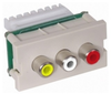 Datacommunication Face Plate with Jack - IMR1101OW - Hubbell Incorporated