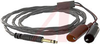 Test Clip; Brass; PVC; Vinyl; 22 AWG; 60 mm; 0.18 in.; Gray; 5 A; degC (Max.) - 70198237 - Allied Electronics, Inc.