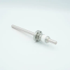 Power Feedthrough, 8000 Volts, 135 Amps, 1 Pin, 0.38″ Molybdenum Conductor, 1.33″ Conflat Flange - A0221-8-CF - MPF Products, INC.