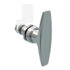 QUARTER-TURN CAM LATCH, ADJUSTABLE GRIP, NON-LOCKING T-HANDLE, WITHOUT CAM, SEALED, ZINC ALLOY, CHROME PLATED, BRIGHT - E5-9-602-01 - Southco