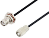 Reverse Polarity TNC Female Bulkhead to Reverse Polarity TNC Male Cable 60 Inch Length Using PE-SR402FLJ Coax - PE3W05610-60 - Pasternack