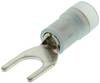 Terminal, Spade/fork, #10, Crimp, Blue; Product Range Hoffman Products - 44F100 - Newark, An Avnet Company
