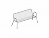 Bench Omega, 3-seater, Fixed - 5300999 - Erlau