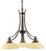 61004-3 Mid. Chandeliers-Glass Down - 427725 - Capital Lighting, Inc.