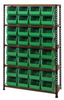 Storage Shelving with Bins - PB-16250 - Simplastics