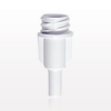 Large-Bore Female Connector, White - 98613 - Qosina Corp.