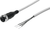 Connecting cable - SIM-M12-3GD-2,5-PU - Festo Corporation