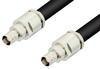 BNC Female to BNC Female Cable 36 Inch Length Using RG8 Coax - PE36345-36 - Pasternack