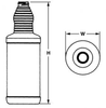 PET and HDPE Plastic Bottles -- BIG GRIPPER-HDPE-32 oz-233201-28-400