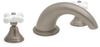 Deck-Mount Roman Tub Spout: N&ordm; 14607 Two-Valve Deck-Mount Tub Set with Levers - 14607 - P. E. Guerin