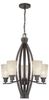 LS-19897 Mid. Chandeliers-Glass Up - 318965 - Capital Lighting, Inc.