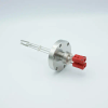 Thermocouple Feedthrough, Type C, 2 Pairs, Miniature Connectors, 2.75″ Conflat Flange - A2612-3-CF - MPF Products, INC.