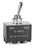 High Capacity Standard Size Toggle - S822/U - NKK Switches