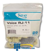 ICC Voice Modular Connectors (Package of 25) - IC1076VC - TelephoneStuff.com