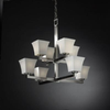 POR-8828-40-CHKR-NCKL Mid. Chandeliers-Glass Up - 750336 - Capital Lighting, Inc.