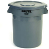 Rubbermaid® BRUTE® Round Container - 20 Gal., Gray -- 2620GR