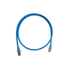 CAT 6 unshielded patch cord, LSZH Stranded, T568A and T568B compatible, Blue, 10 Meter -- C654106010M - Image