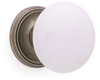 White China Door Knob with Rose: N&ordm; 74870 - 74870 - P. E. Guerin