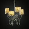 ALR-8910-30-NCKL Mid. Chandeliers-Glass Up - 671119 - Capital Lighting, Inc.