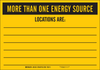 Brady B-946 Vinyl Rectangle Yellow Lockout / Tagout Sign - 10 in Width x 7 in Height - Self-Adhesive - 60180 - 754476-60180 - R. S. Hughes Company, Inc.