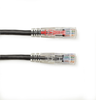 4FT Black CAT5e 350MHz Patch Cable UTP CM Locking Snagless - C5EPC70-BK-04 - Black Box