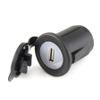 11063 Snap-in Single LED USB Port with Protective Cover, 12/24VDC, 2.1A -- 11063 - Image