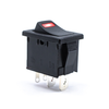 Rocker Switches -- 1400-R1966ABLKBLKEFRED - Image
