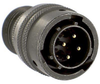 Circular Connector Plug, Size 12, 4 Position, Cable; Product Range Amphenol Industrial - 79K8596 - Newark, An Avnet Company