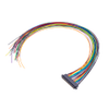 21+21 Pos. Female DIL 24 AWG Cable Assembly, 450mm, single-end, Extended Wall, Jackscrews - M80-FE24268F2-0450L - Harwin Plc