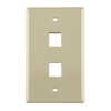 Keystone Faceplates, Frames - FPDUAL-I-ND - DigiKey