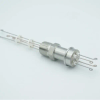 Thermocouple Feedthrough, Type N, 2 Pairs, Screw-type Connector, 0.5″ NPT Fitting - A0414-3-NPT - MPF Products, INC.