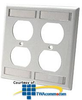 Legrand - Ortronics Dual Gang Cover Plate - OR-40300256 - TelephoneStuff.com