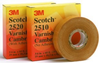3M Scotch 2520 Yellow Insulating Tape - 1 in Width x 36 yd Length - 8 mil Thick - Electrically Insulating - 04833 -- 054007-04833