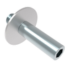 Rotary Push-to-Close Latch, Striker Bolt, M6 Thread, Steel, Zinc Plate, Bright chromate -- R4-90-124-10