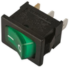 Rocker Sw, Spst, 12Vdc, Green, Panel Rohs Compliant Multicomp Pro - 74AH0848 - Newark, An Avnet Company