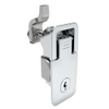 Compression Latch, Lift & Turn, Medium Size, Flush Style, Key Locking, Zinc Alloy, Chrome Plated, Polished - 62-42-211-3 - Southco
