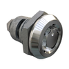 Quarter-Turn Cam Latch, Bellcore 216, Spring-return Actuator, Sealed, Zinc Alloy, Chrome Plated, Bright - E5-6-132-TR0 - Southco
