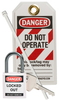 White Compact Lock Personal Kit - 123149 - Brady Corporation
