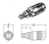 Watertight Breakaway Plug - AP-107 - Amphenol Aerospace Corporation