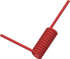 Coiled Flexible Tubing, 85 Shore A, Red Opaque - AP01TC252PERD - ARKPLAS