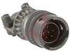 CONNECTOR,MILSPEC STRAIGHT PLUG W/CABLECLAMP,SIZE 10,6 #20 SOLDER PIN CONTACT - 70011047 - Allied Electronics, Inc.