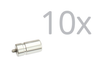 Optical Post Pack, 19.1 mm Height, 12.7 mm Diameter, M4 and M6, Qty 10 - M-SP-.75-PK - Newport MKS