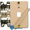 Suttle 4-Conductor Wallplate with Quick Connect &.. -- 630ABC4
