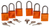 Orange Aluminum Padlocks - 51378 - Brady Corporation