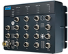 EN50155 Managed PoE Ethernet Switch with 8FE+8GE, 24-110VDC - EKI-9516E-8GMPX-AE - Advantech