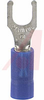 Fork Crimp Terminal; Crimp Connector; 18 to 14 AWG; 600 V; Copper; Vinyl; Fork - 70092024 - Allied Electronics, Inc.